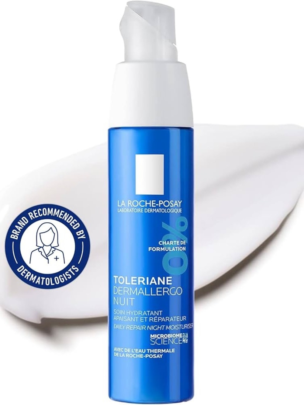 La Roche-Posay Toleriane Dermallergo Night Soothing Repair Moisturizer 0% NWT